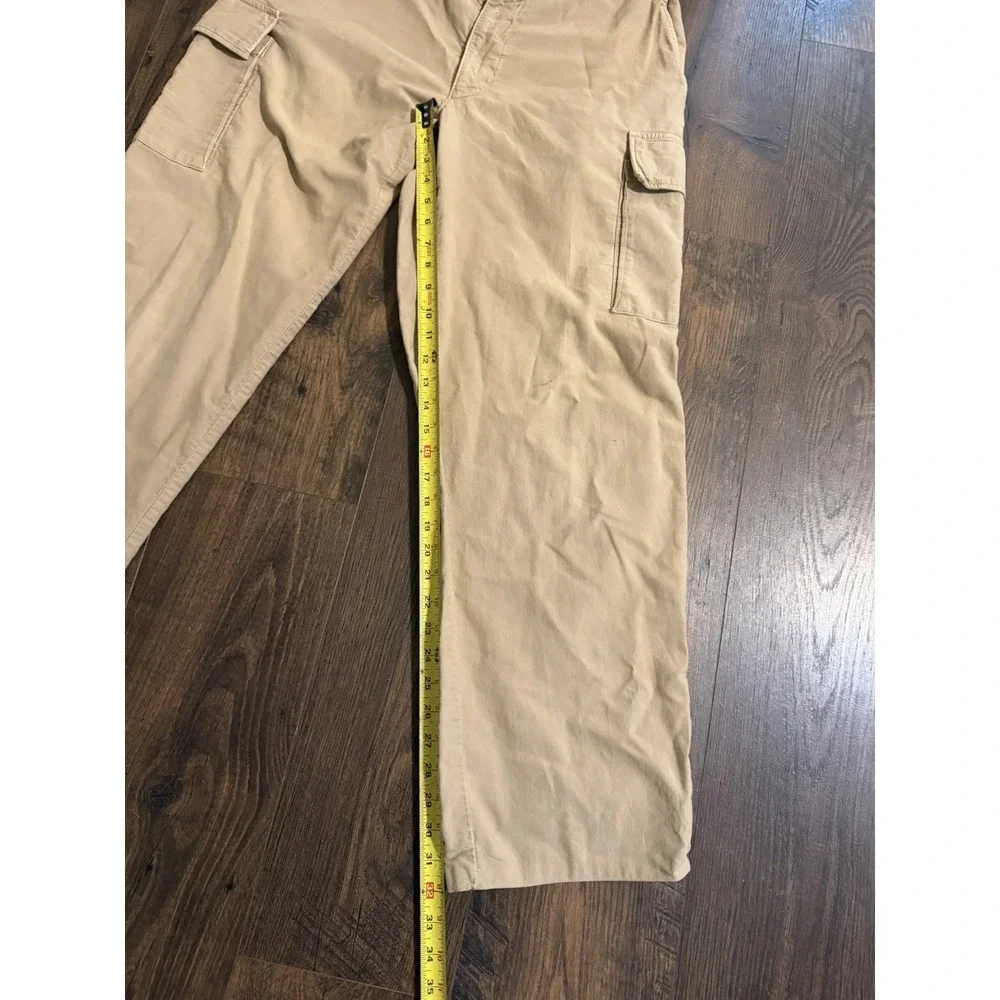 Hugo Boss Sport Orange Pants Mens 34x30 Khaki Beige Regular Fit Chinos